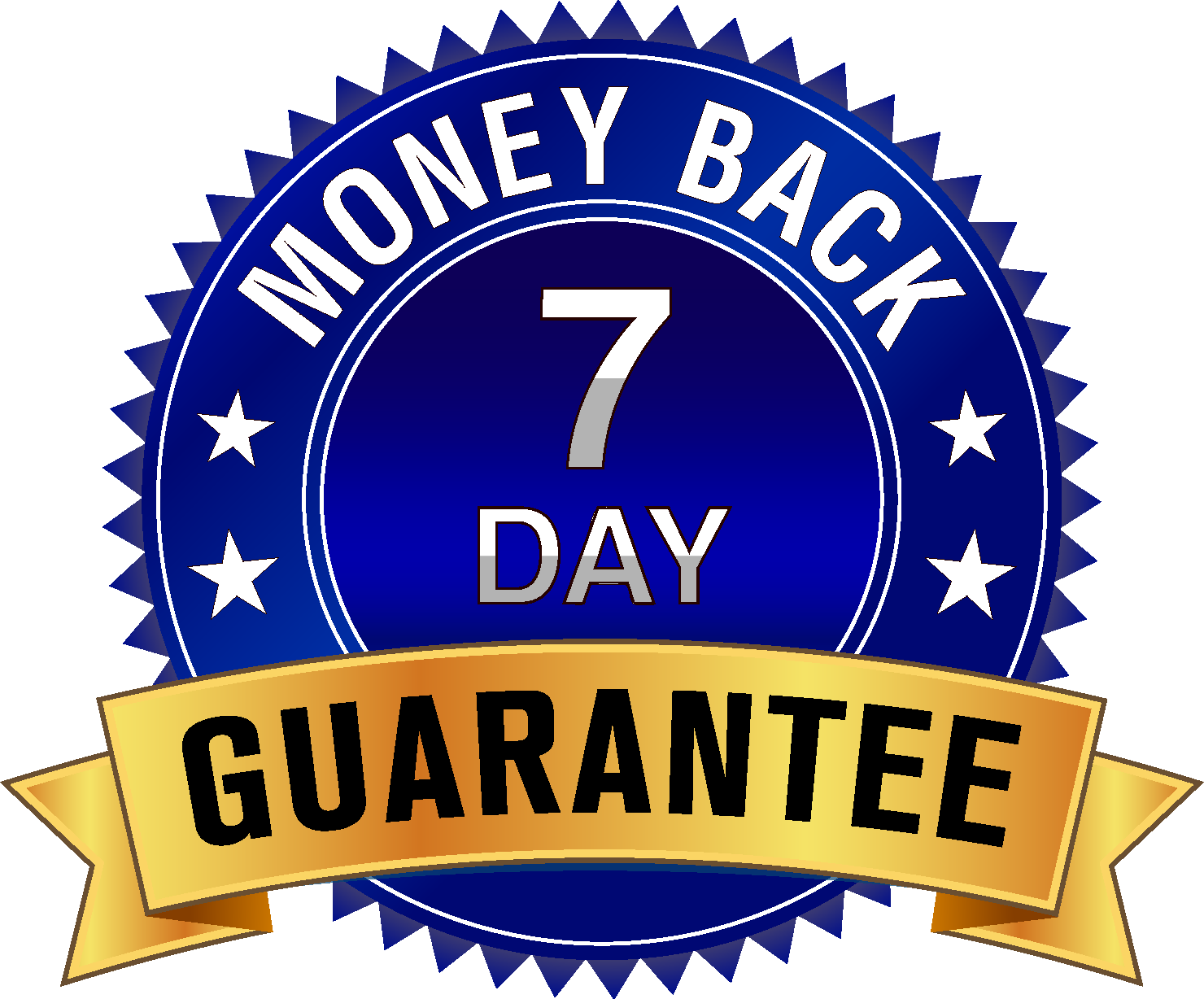 7-Day Money-Back Guarantee seal